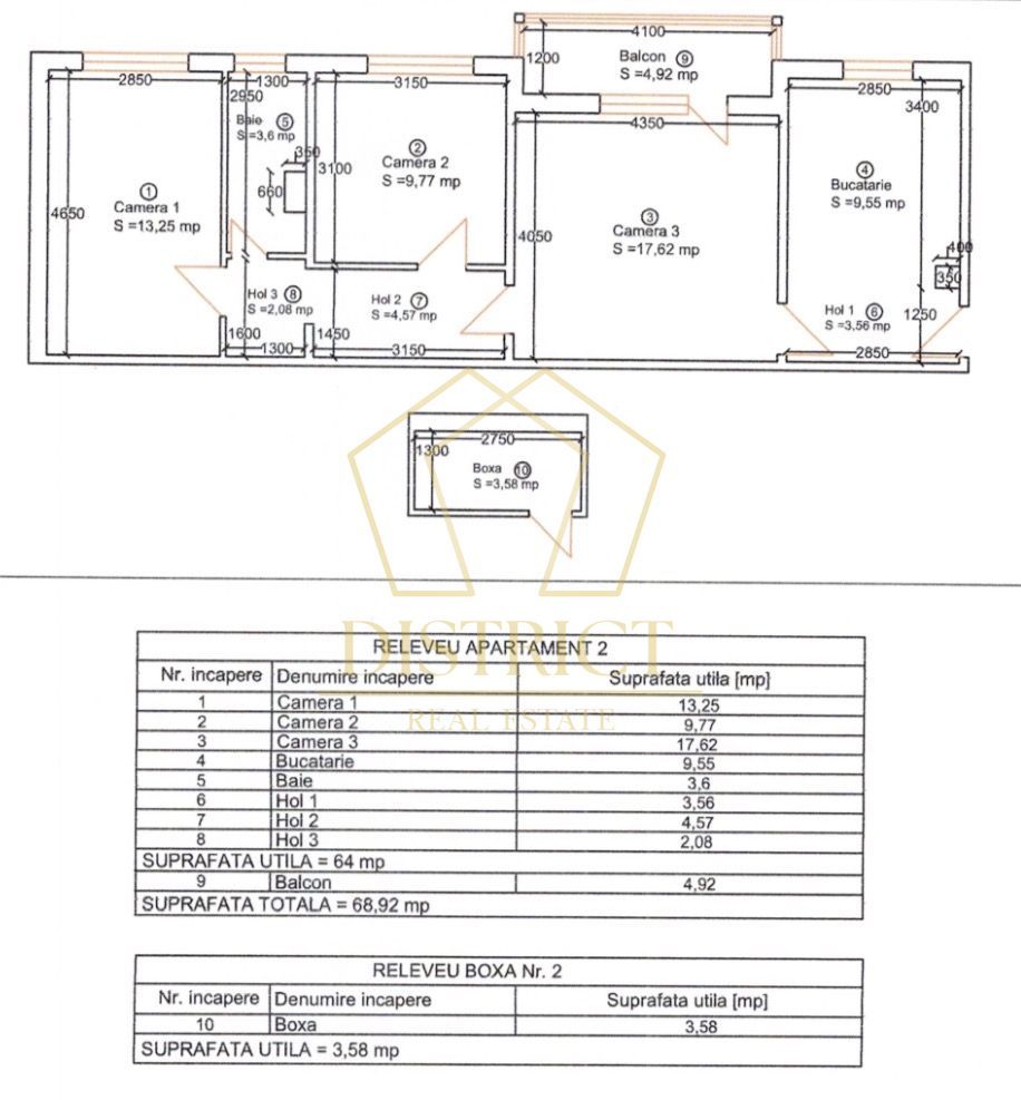 Apartament modern cu 3 camere 64 mp | Girocului - Poză 11