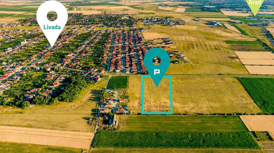 Teren de 1.3ha situat în Livada - Poză 1