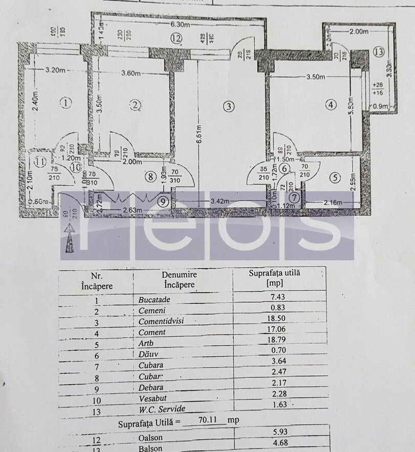 VANZARE 3 CAMERE SEMIDECOMANDAT | ZONA DRISTOR- CENTRALA PROPRIE - Poză 8
