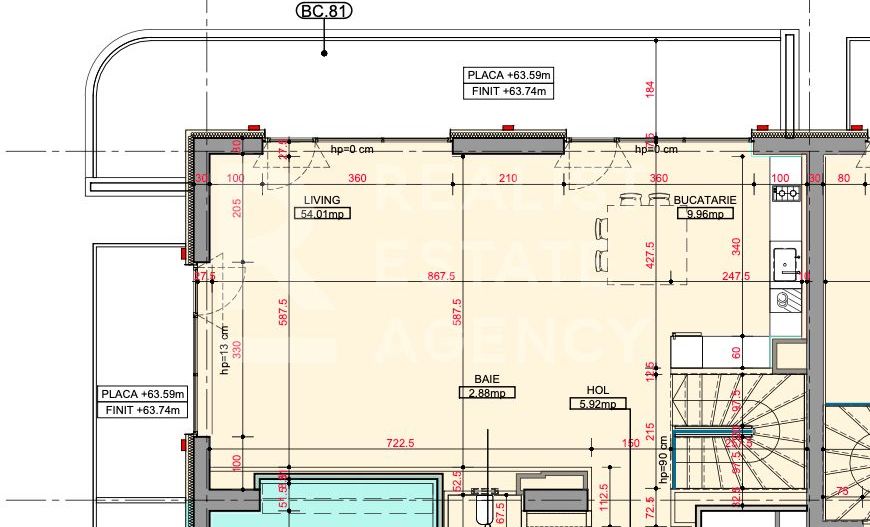 Vânzare, Penthouse cu vedere panoramică, One High District - Schiță 11