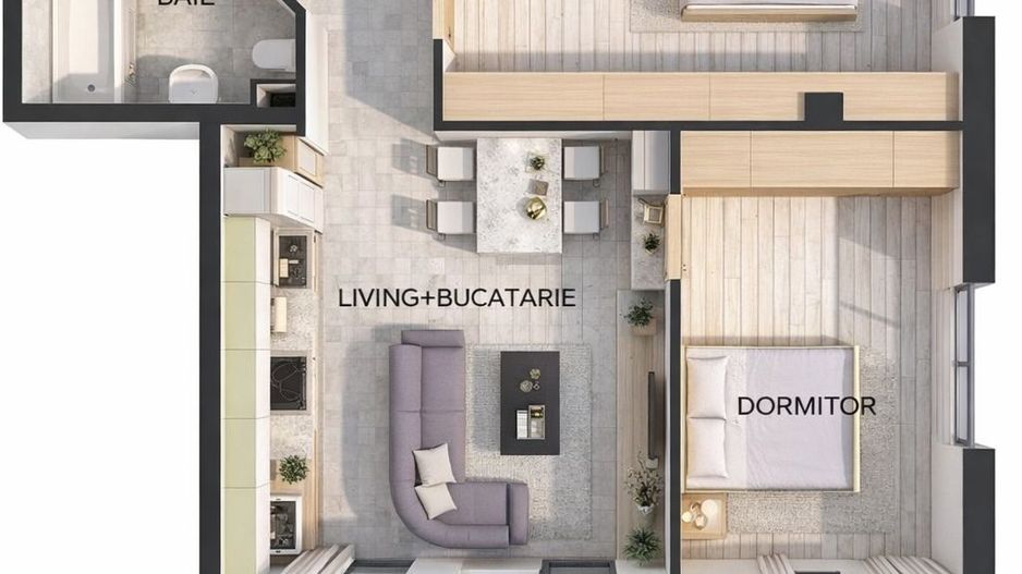Ap 3 camere -Tautului Residence- zona Parcul Poligon SubCetate - Schiță 10
