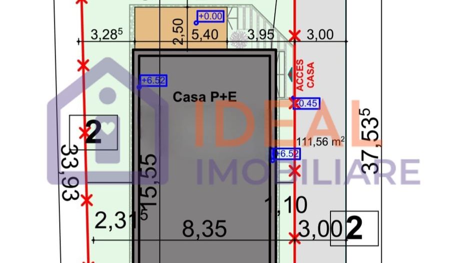 Duplex Modern cu 4 camere si gradina, in Cristian - Schiță 13