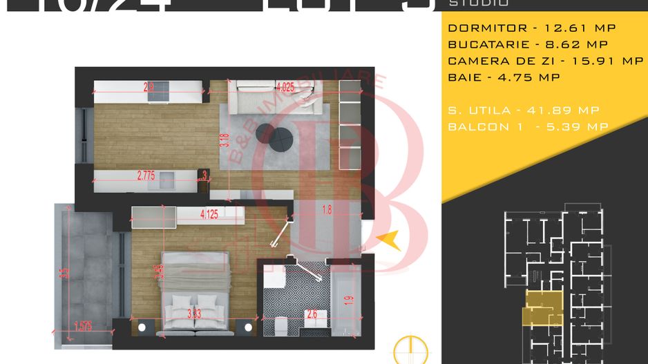 2 camere  Titan Pallady  Metrou Nicolae Teclu - Schiță 1