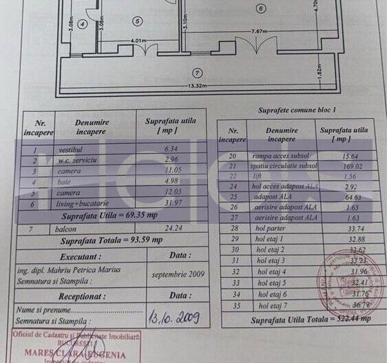 VANZARE 3 CAMERE TITAN | BLOC NOU 2009 | CENTRALA PROPRIE | - Poză 6