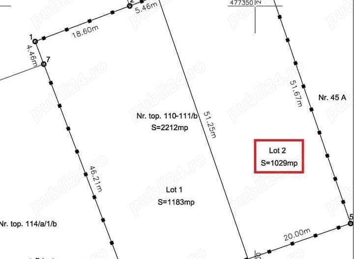 COMISION 0 | 2 Terenuri intravilane | 2.212 mp | FS 43 m | Mosnita Veche - Poză 2