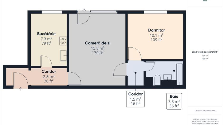 Apartament cu 2 camere - Zona Șagului - Timișoara - Poză 17