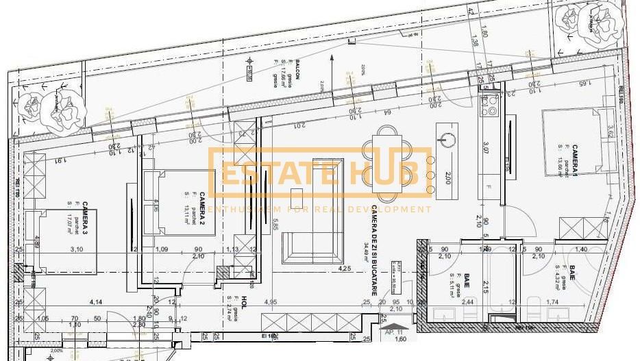 Apartament 4 camere FINISAT | zona Centrala | Parcare inclusa - Poză 2