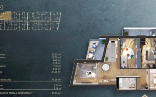 Apartament cu 3 camere in Iris ! - Poză 14