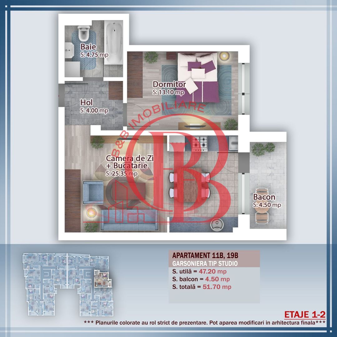 Oferta Lansare 2 camere  incalzire pardoseala - Schiță 11