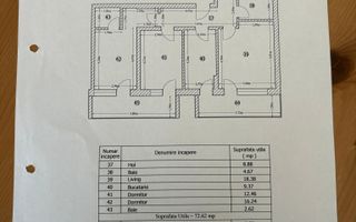 Ambasador Residence | 3 camere x 3 balcoane |  Mobilat - Schiță 17