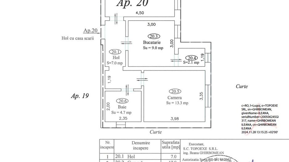 Apartament nr.20 cu 2 camere, boxa si parcare incluse in pret - Poză 4