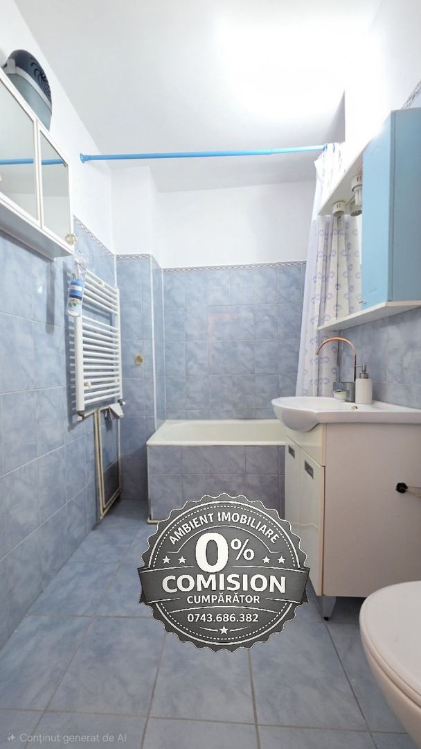 Apartament 2 camere, etaj 2, mobilat și utilat, VASLUI - zona Ana Ipătescu; - Poză 10