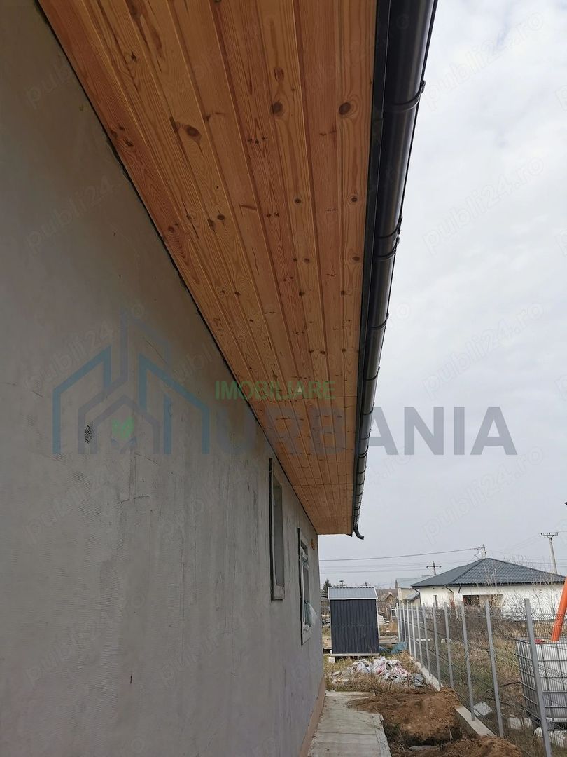 Casă la gri de vânzare în Popricani, Iași, teren 500 mp - Poză 4