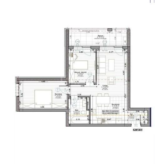 Apartament 3 camere cu Parcare Subterana - Poză 6