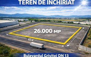 TEREN  DE ÎNCHIRIAT – 26.000 MP – DN13, BRAȘOV - Poză 3