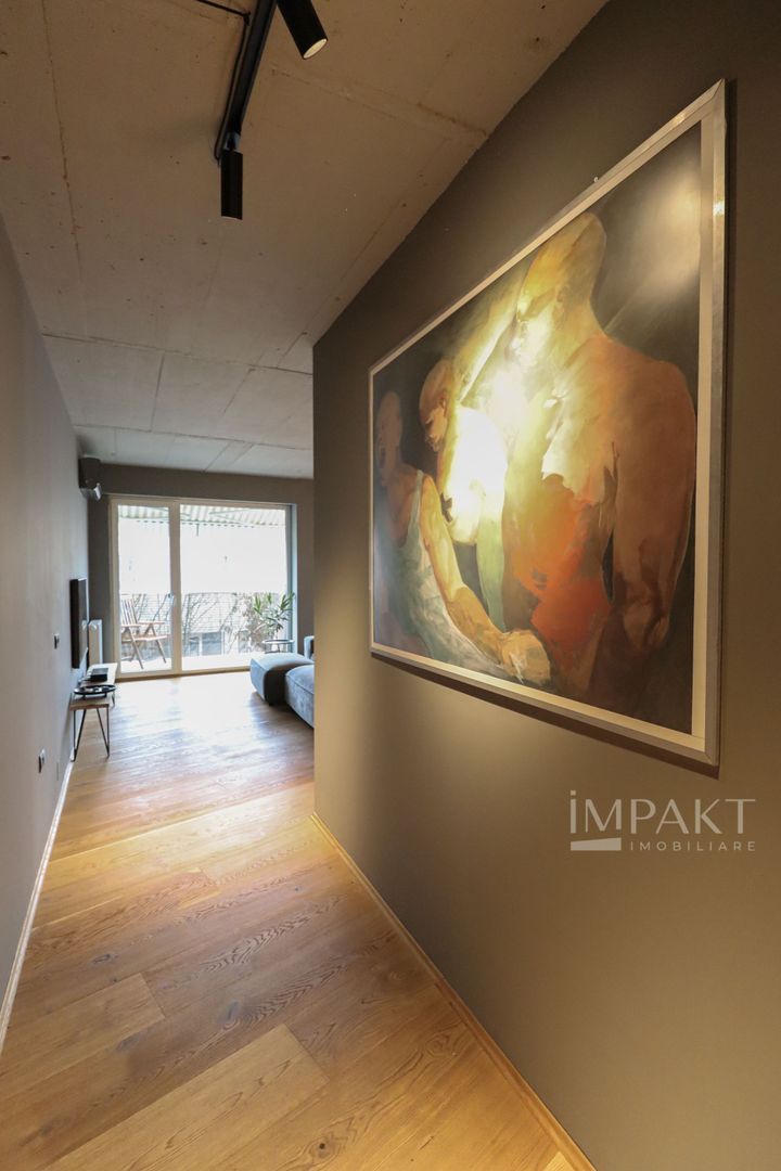 Apartament cu doua camere, stil industrial, zona Parcului Central! - Poză 19