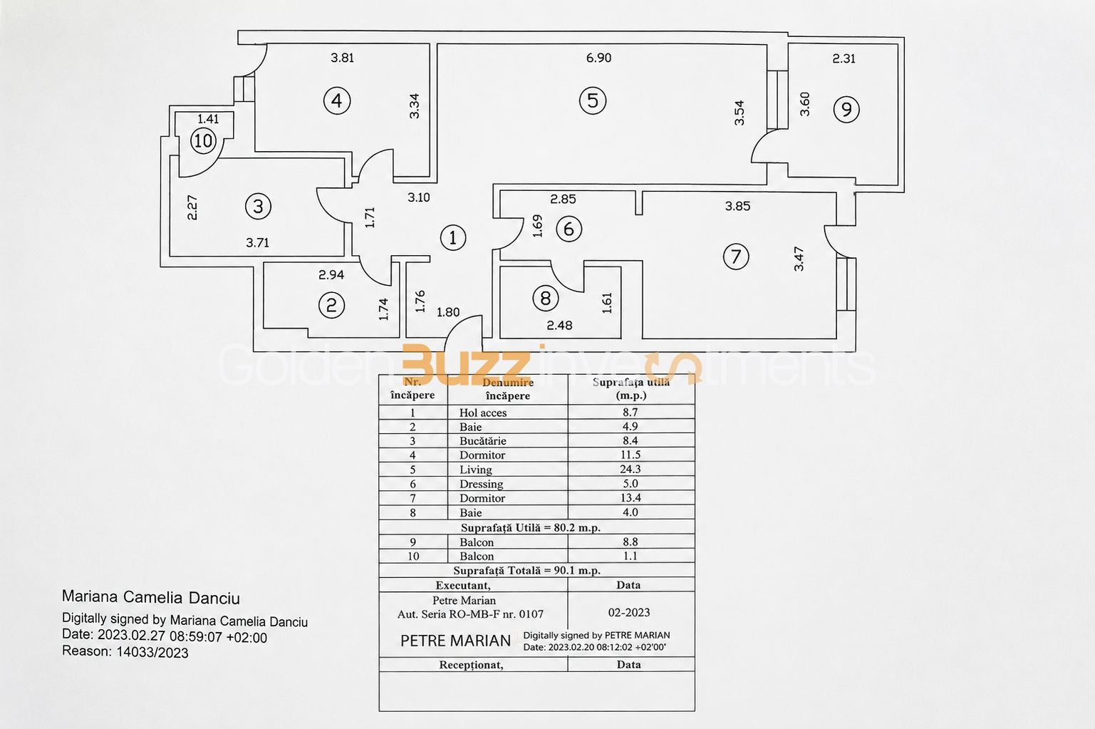 Apartament 3 camere | Parcare subterana | Viitorului 134 - Poză 9