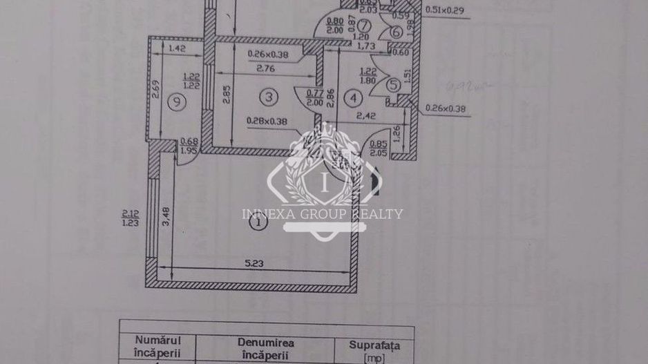 Apartament 2 camere decomandat etaj 4 in zona Dristor - Schiță 6