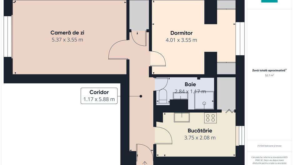 Apartament 2 camere pe malul Mureșului - Poză 9
