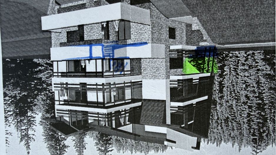 Teren 338mp, cu proiect bloc garsoniere D+P+E+M - Sinaia - Poză 9