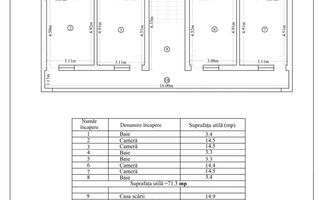 Pensiune la cheie Costinesti | 1022mp | Autorizata ISU | Centrala Gaz - Schiță 33