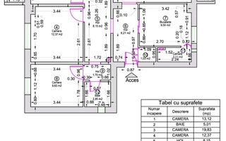 Apartament 4 camere,  decomandat, 96 mp, comison 0%. - Poză 8