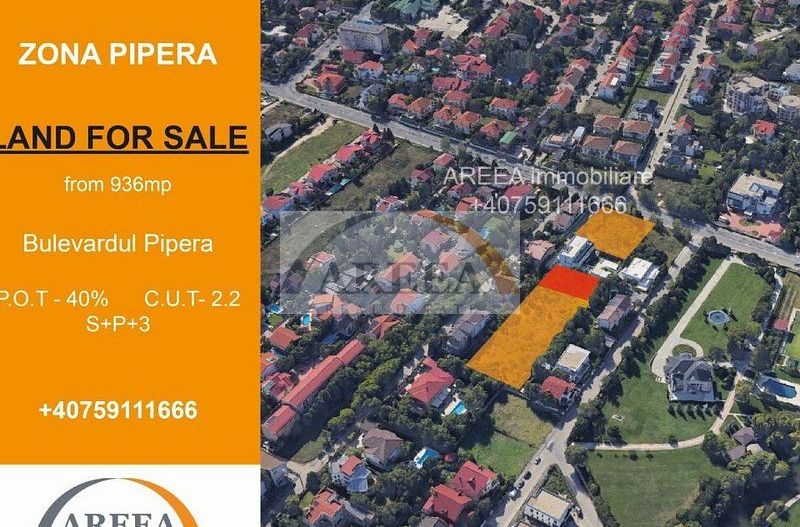 Vanzare teren Pipera 936 mp+ inchiriere 2000mp - Poză 2