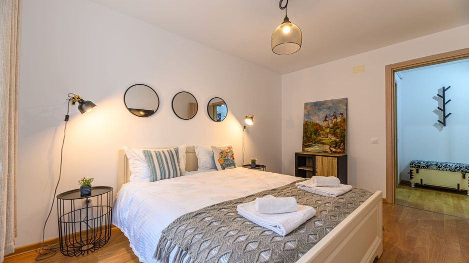 Cartier URBAN, lângă Mall Coresi, apartament 2 camere, mobilat, 550 euro - Poză 11