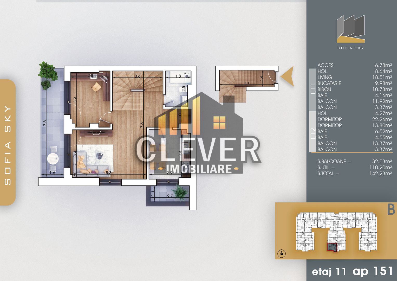 Duplex 4 Camere Finalizat,3 bai, Pallady - 700m metrou Teclu - Poză 3