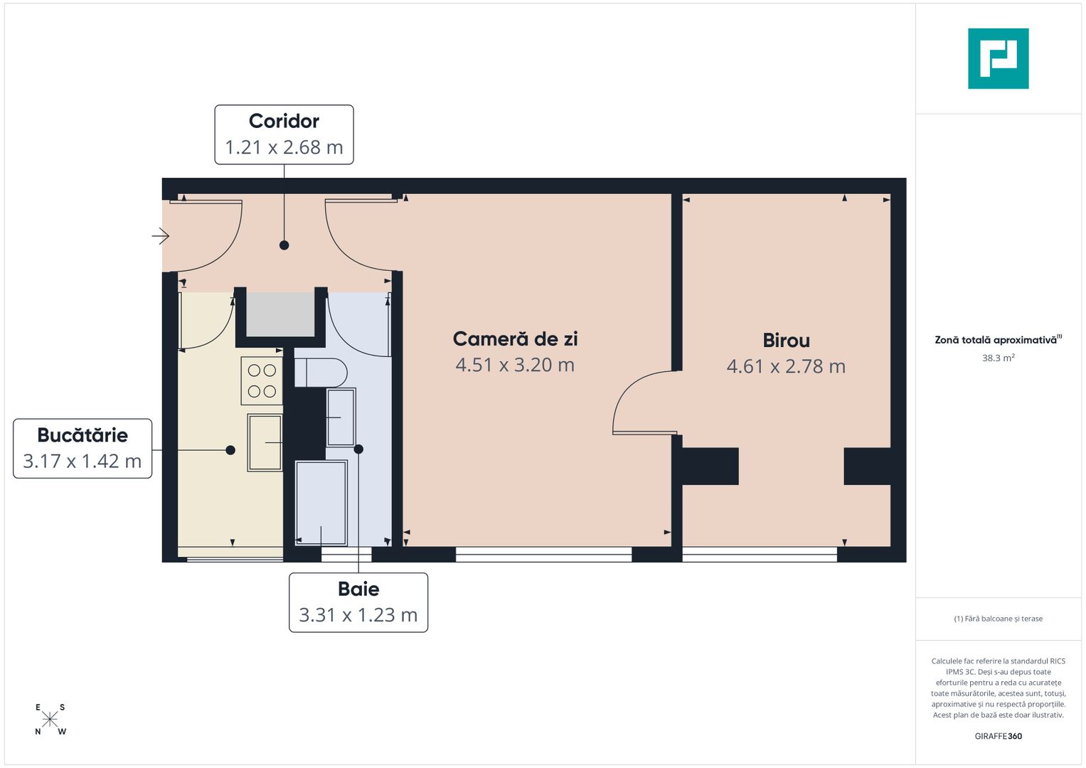 Apartament 2 camere, mobilat, Rogerius - Poză 8