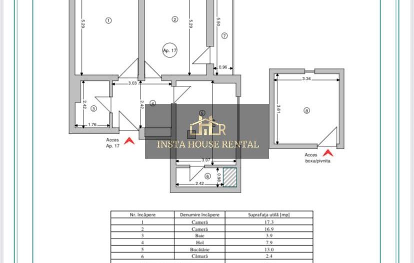 Apartament 67 mp Brasov Vechi PANORAMIC VIEW *IDEAL INVESTITIE* - Schiță 11