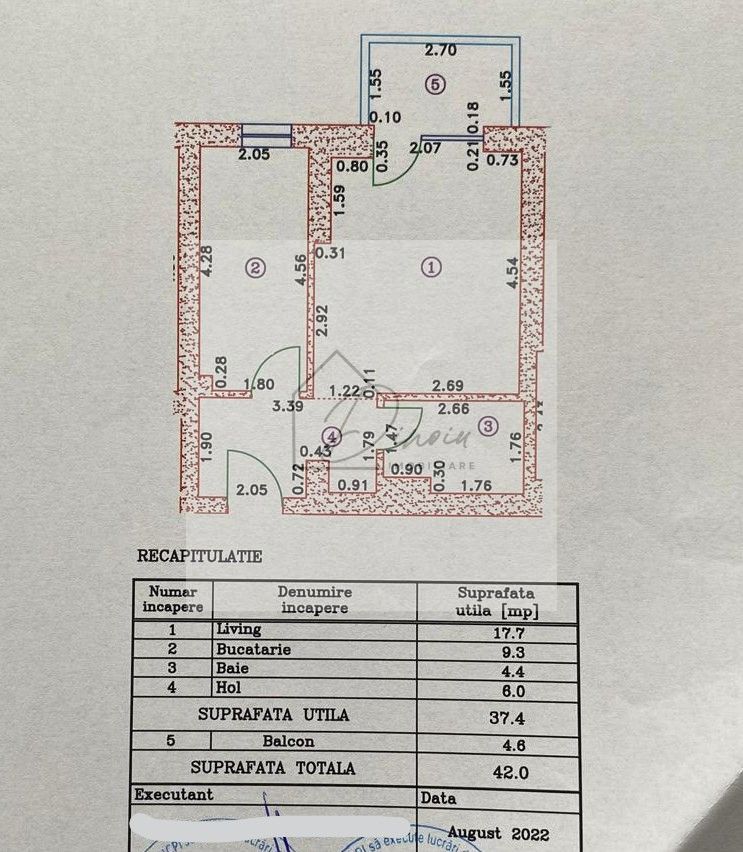 OCAZIE STUDIO CORTINA NORTH  I Mobilat I faza 1 I COM 0% - Poză 2
