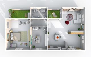 Apartament 3 camere | parcare subterana - Nicolae Titulescu - Schiță 5