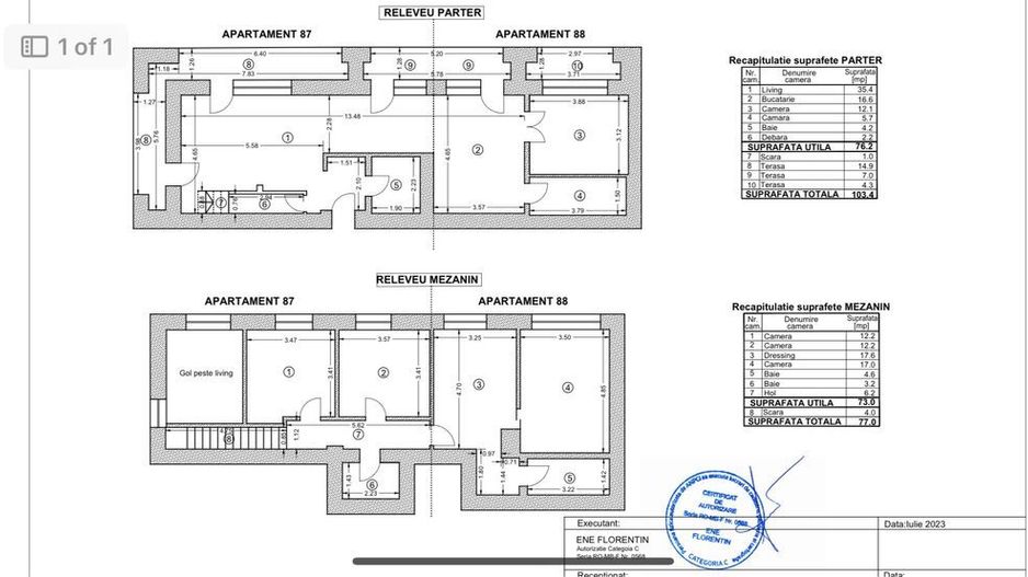 Apartament spatios tip duplex 5 camere Aviatiei - Cloud 9 Residence - Poză 19