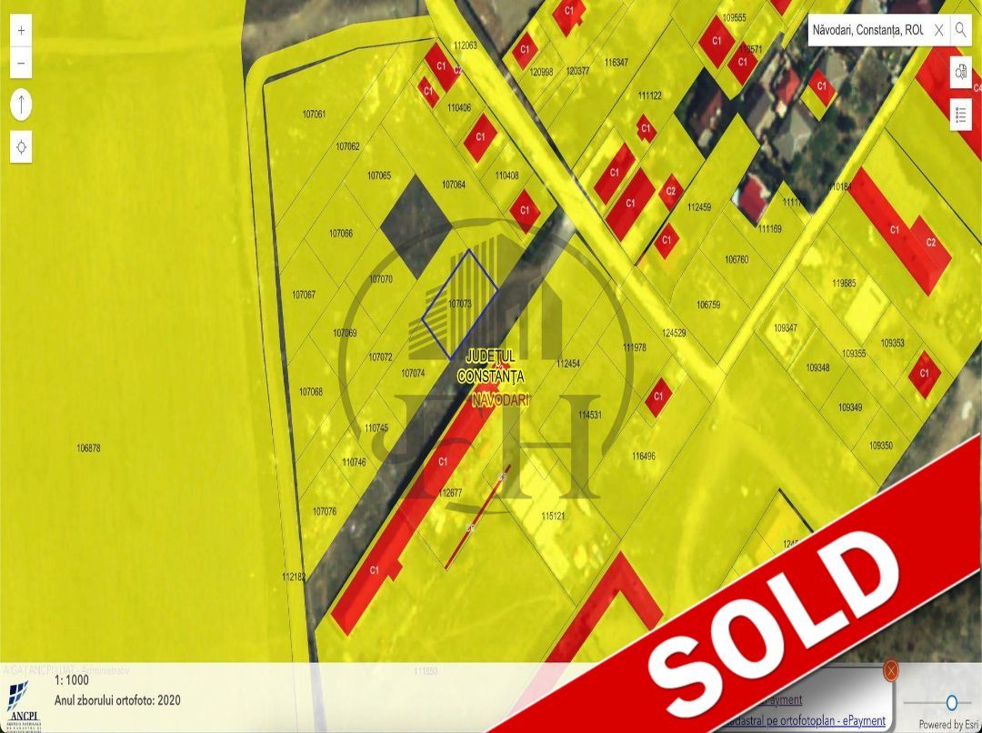 SOLD/ VANDUT - Teren intravilan de vânzare Năvodari, Constanța - Poză 1