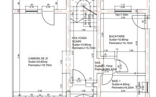 Casa tip duplex 100 mp, teren 240 mp, zona Profi, Selimbar - Schiță 13