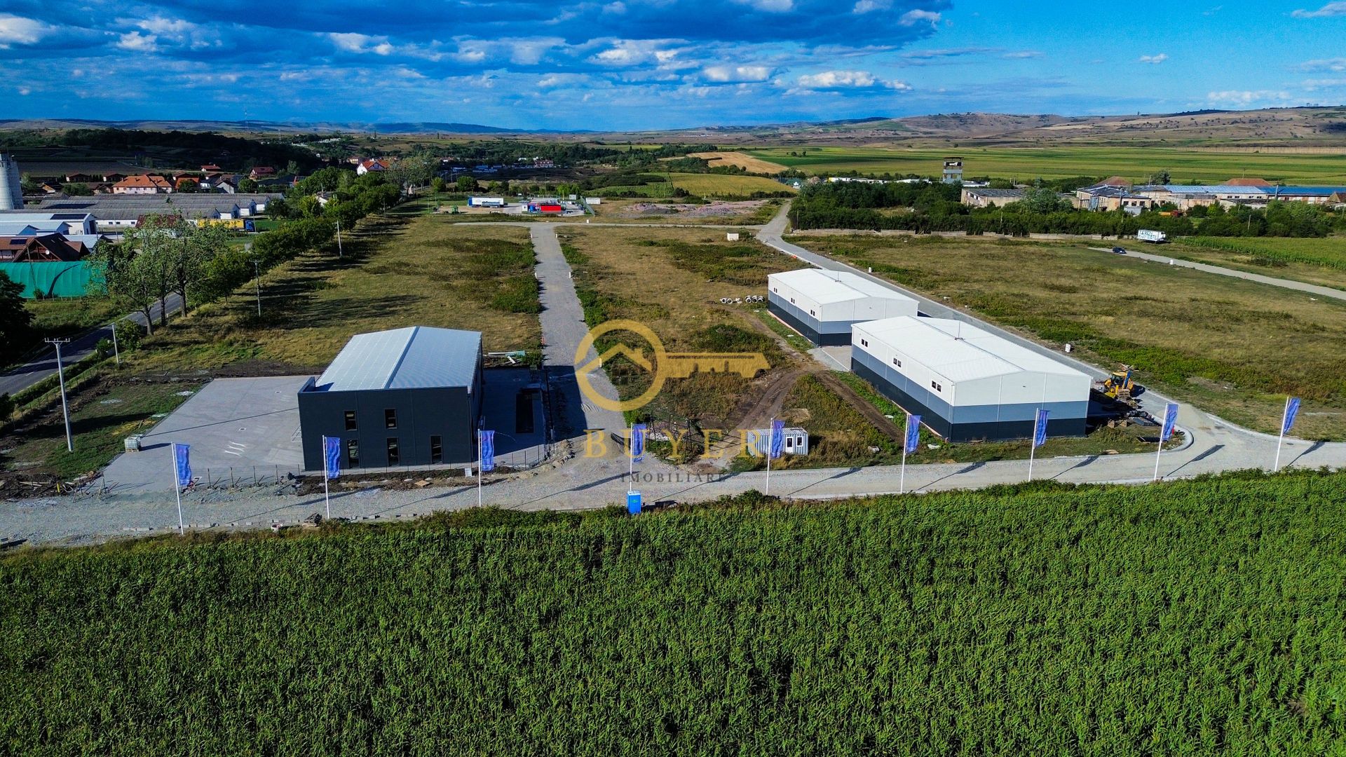 Teren intravilan cu PUZ aprobat pt hale industriale- Zona Sura Mica - Poză 4