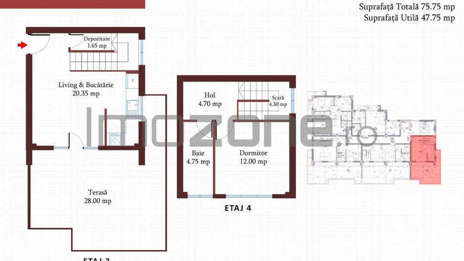 Drumul Taberei- Ghidigeni, 2 Camere  47 mp+28 mp tersasa, Bloc Nou, Comision 0% - Poză 1