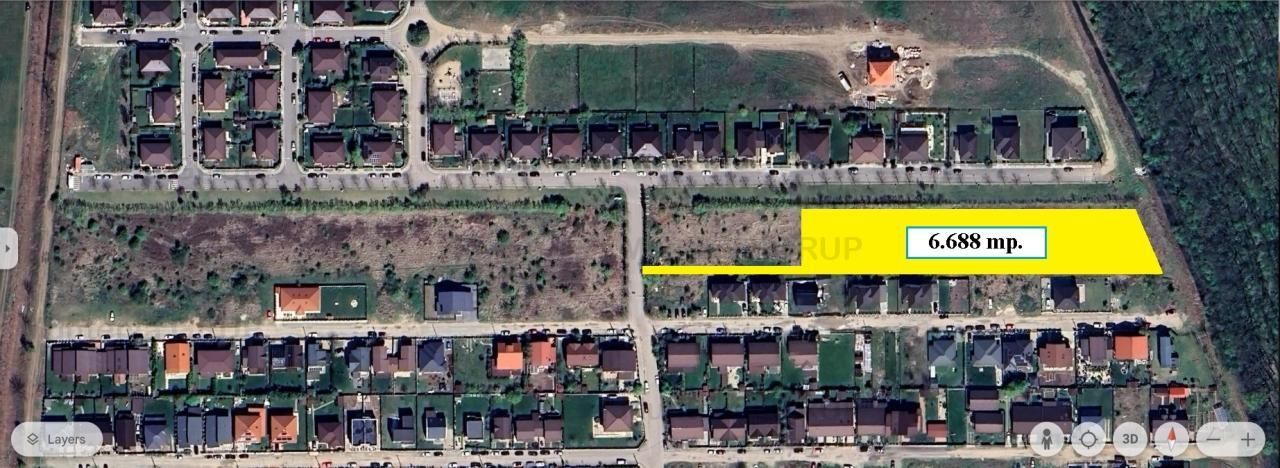 CORBEANCA PARK ( Tamasi ), 6.688 mp. teren UNICAT lipit de Padurea Tamasi - Poză 1