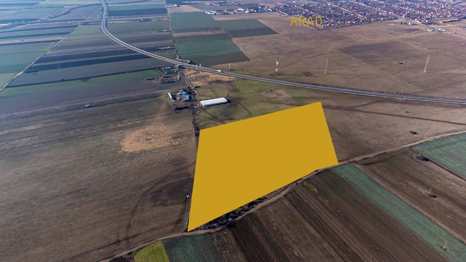 Teren agricol extravilan cu potențial de dezvoltare – 41.600 mp – Arad - Poză 2
