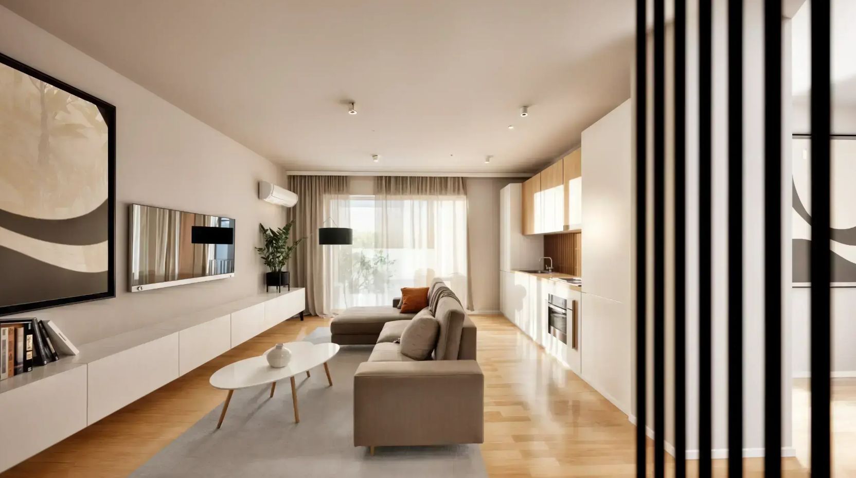 De vanzare partament 2 camere Via Universitate Arad – Preț Presale - Poză 2