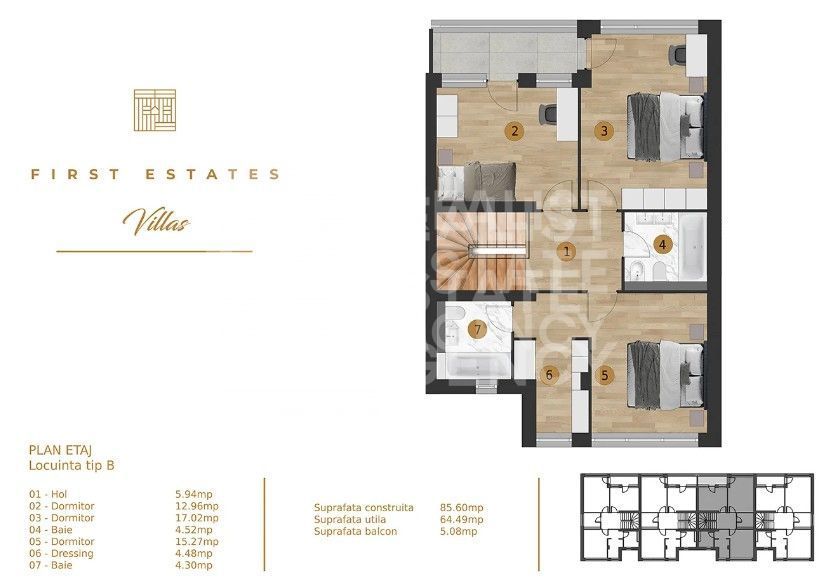 Vilă sustenabilă - panouri fotovoltaice, pompe de căldură, Pipera - Schiță 18