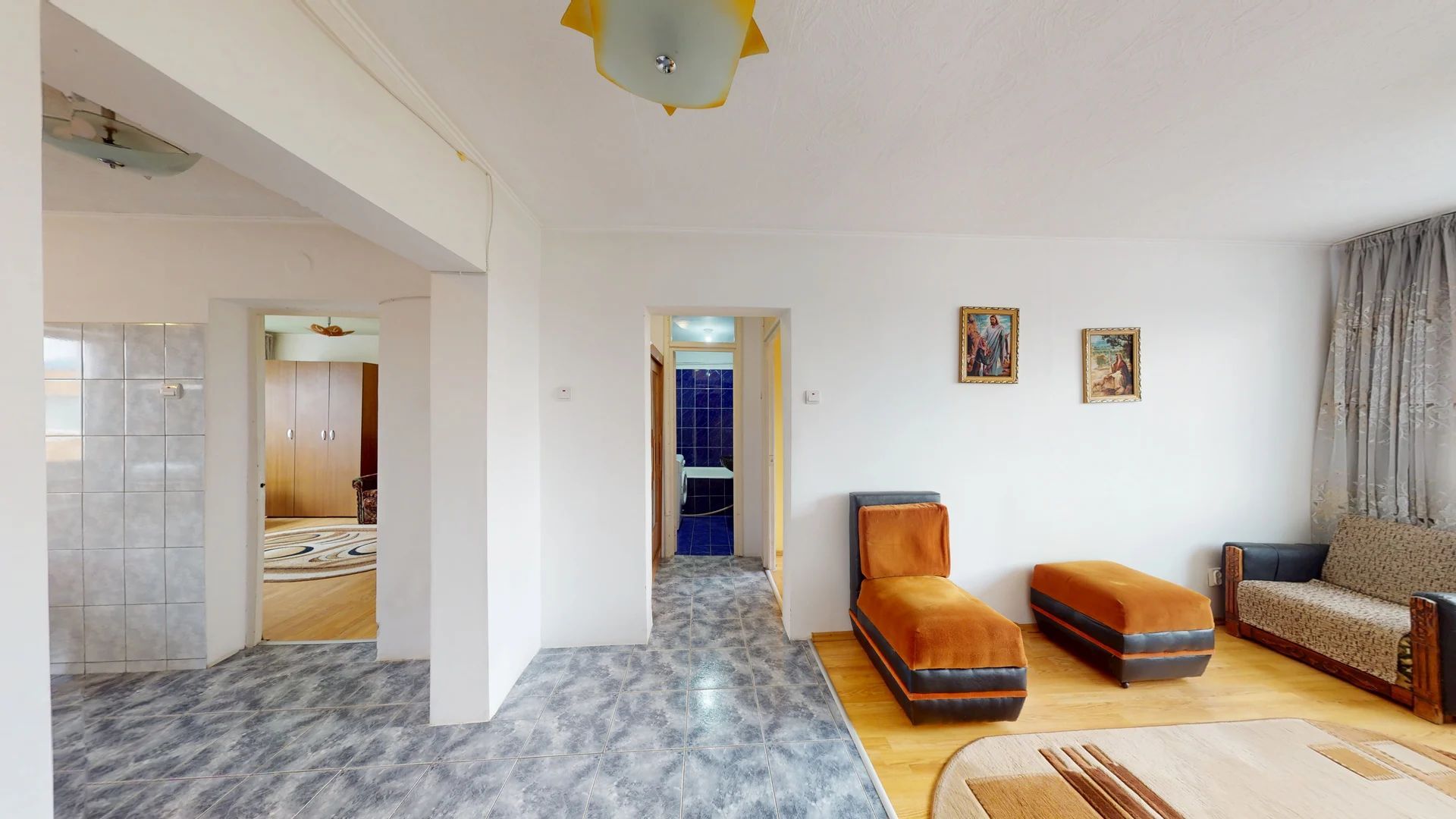 Apartament 3 camere, 63 mp, Craiter, etaj 4/4, vedere pe 2 părți - Poză 2