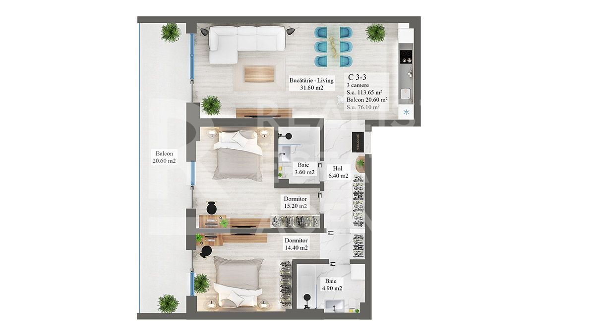Vânzare, Apartament Premium cu 3 camere, București - Poză 17