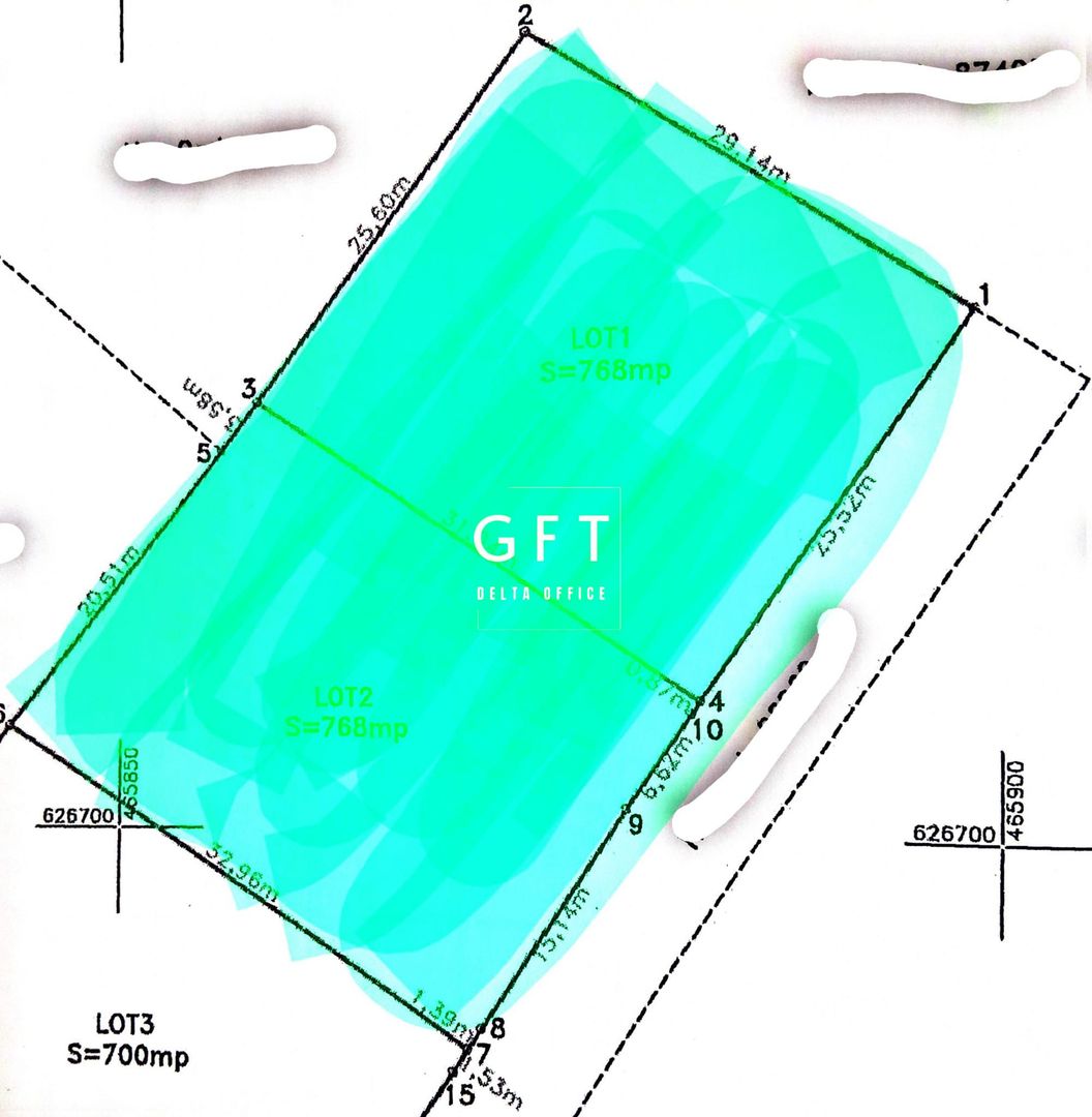 Teren intravilan-768 mp-utilitati la 100 m- zona retrasa  Str Ghinzii - Poză 2