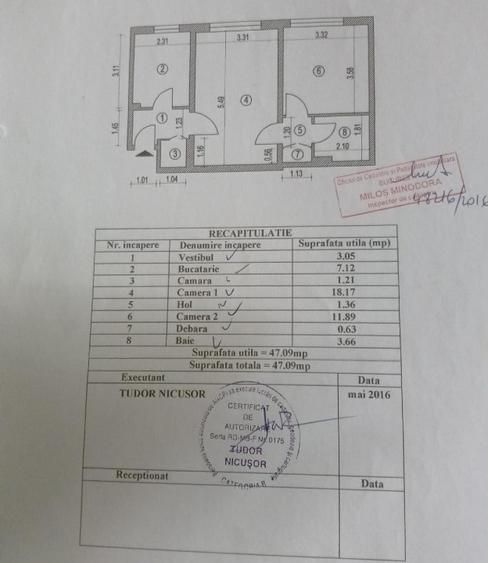 Vanzare Apartament 2 camere | Pajura – Sector 1 | Locuință, birou sau cabinet ✨ - Poză 16