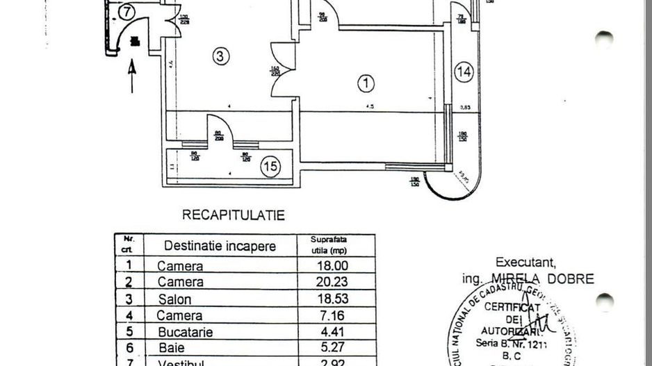 ETAJ INTREG 180 mp | BLOC FĂRĂ RISC | CENTRALĂ TERMICĂ | ZONA DACIA - EMINESCU - Schiță 8