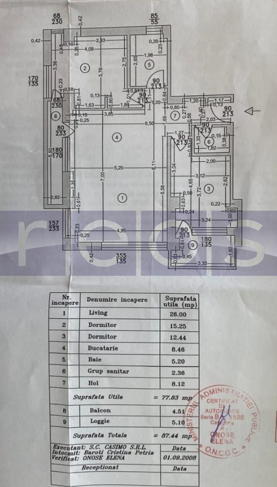 VANZARE3 CAMERE DECOMANDAT - 4 MIN -METROU -MIHAI BRAVU - Poză 9