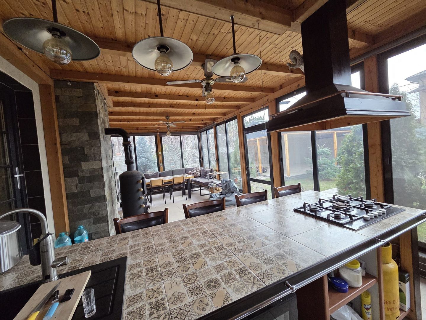 Casă unicat, stil american, 4 camere, garaj, teren 450 mp – Tunari - Poză 6