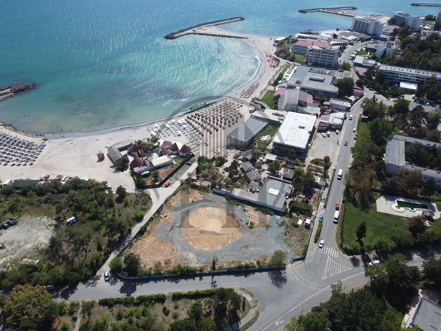 SOLD/VANDUT -Teren de vanzare Venus, prima linie la mare - Poză 4